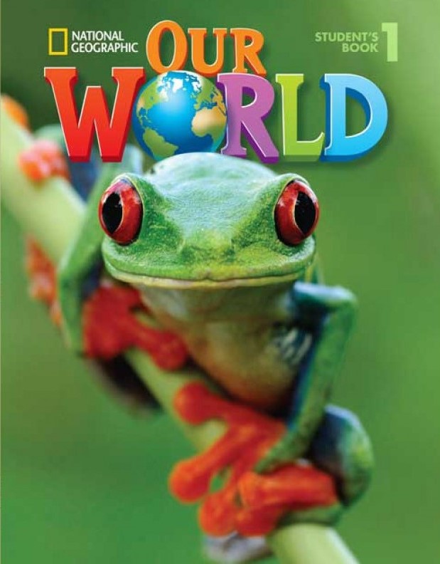 "Our World" students book by National Geographic for very young learners 